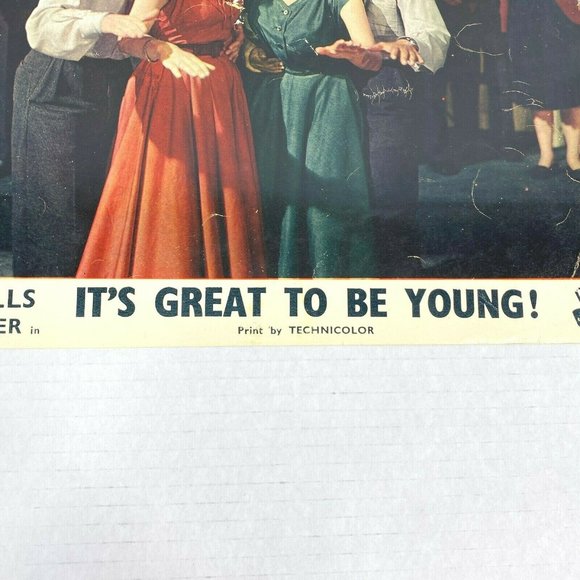 Its Great‎ To Be Young 1956 Lobby Card Movie Poster John Mills Cecil Parker VTG - Picture 3 of 7